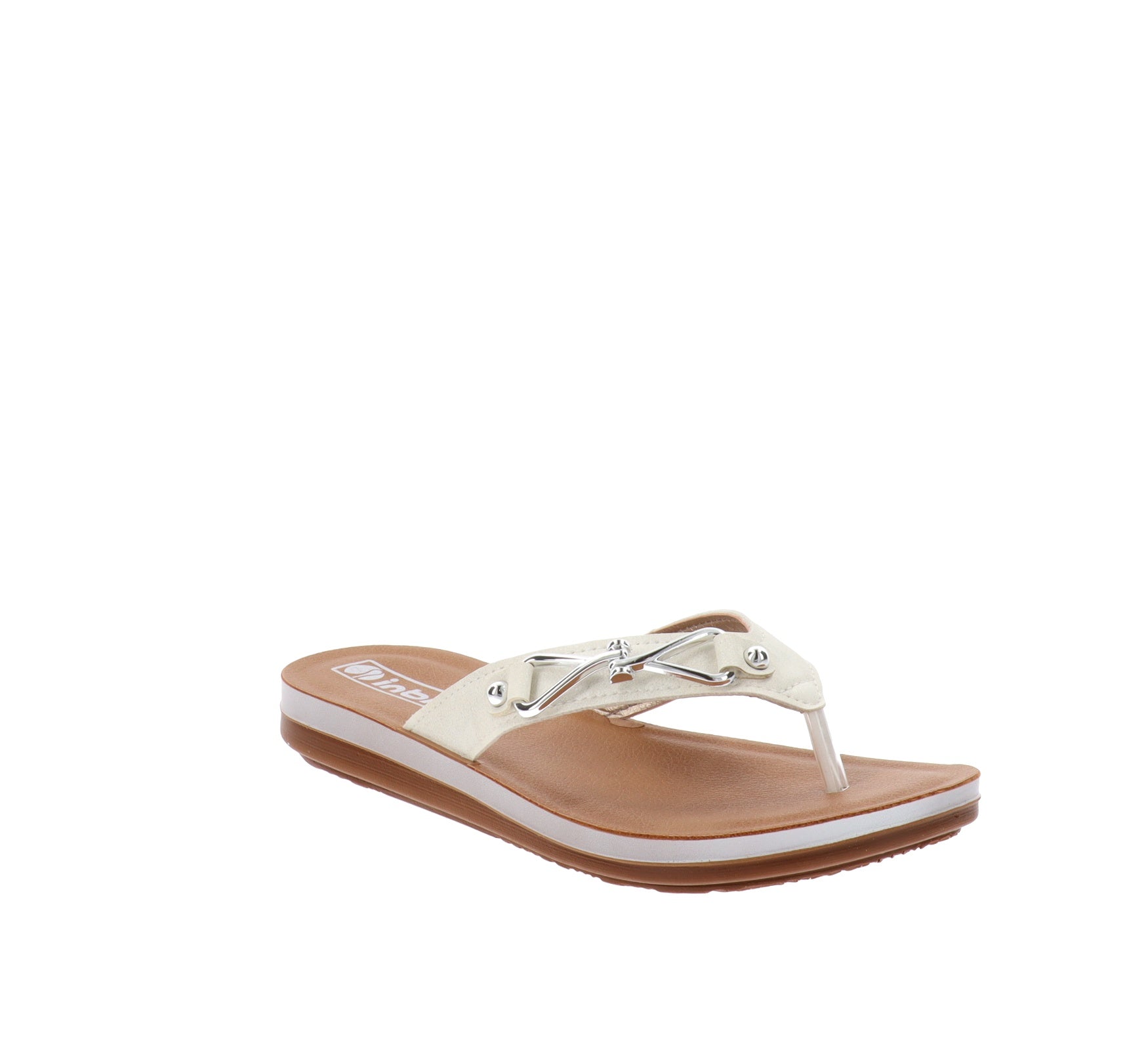 Infradito Inblu Donna IP-04 - Pelle Sintetica, Suola Gomma, Comode E Basso, Tacco 1.5cm - Foto 4