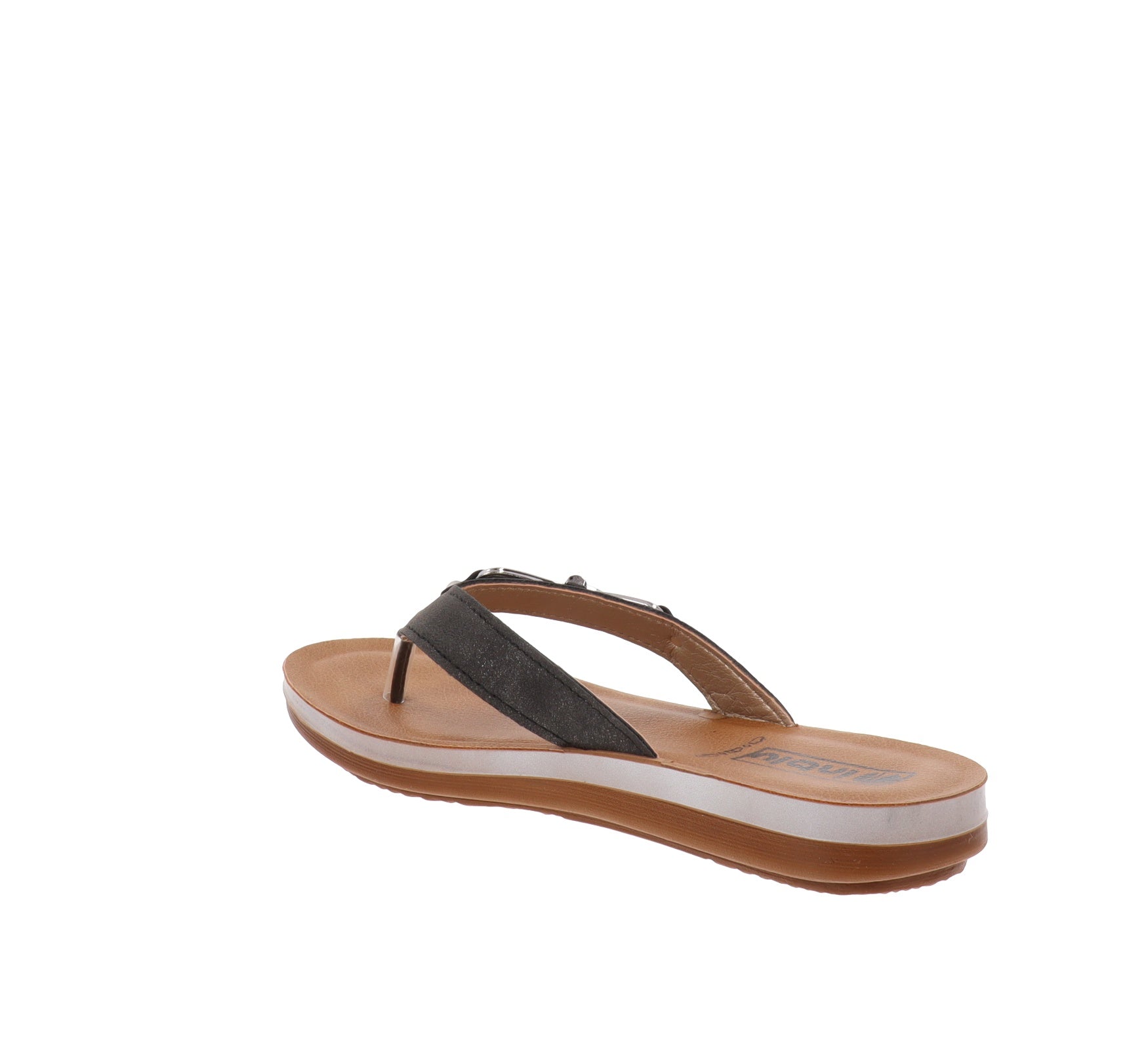 Infradito Inblu Donna IP-04 - Pelle Sintetica, Suola Gomma, Comode E Basso, Tacco 1.5cm - Foto 2