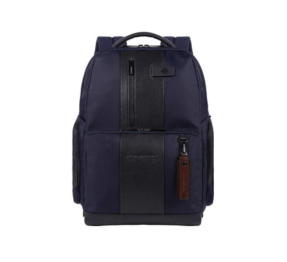 Piquadro - Men's Backpack in Leather and Fabric