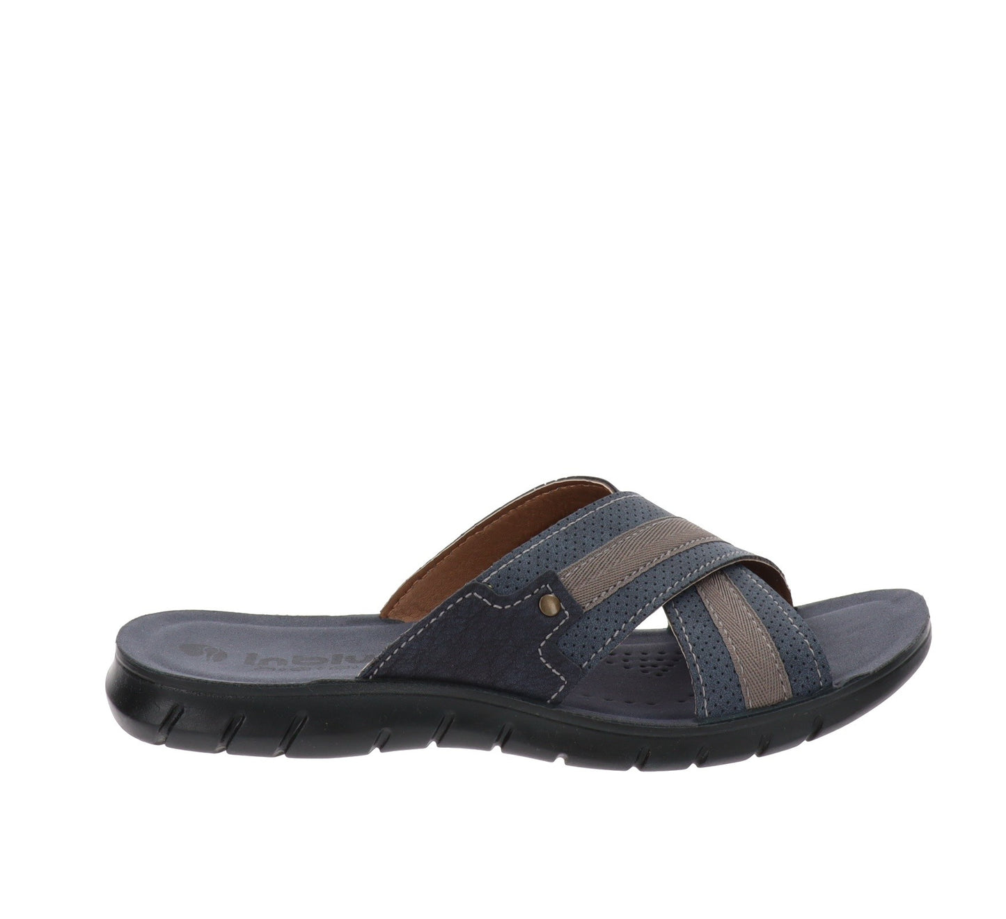 Inblu - Men's Faux Leather Slippers