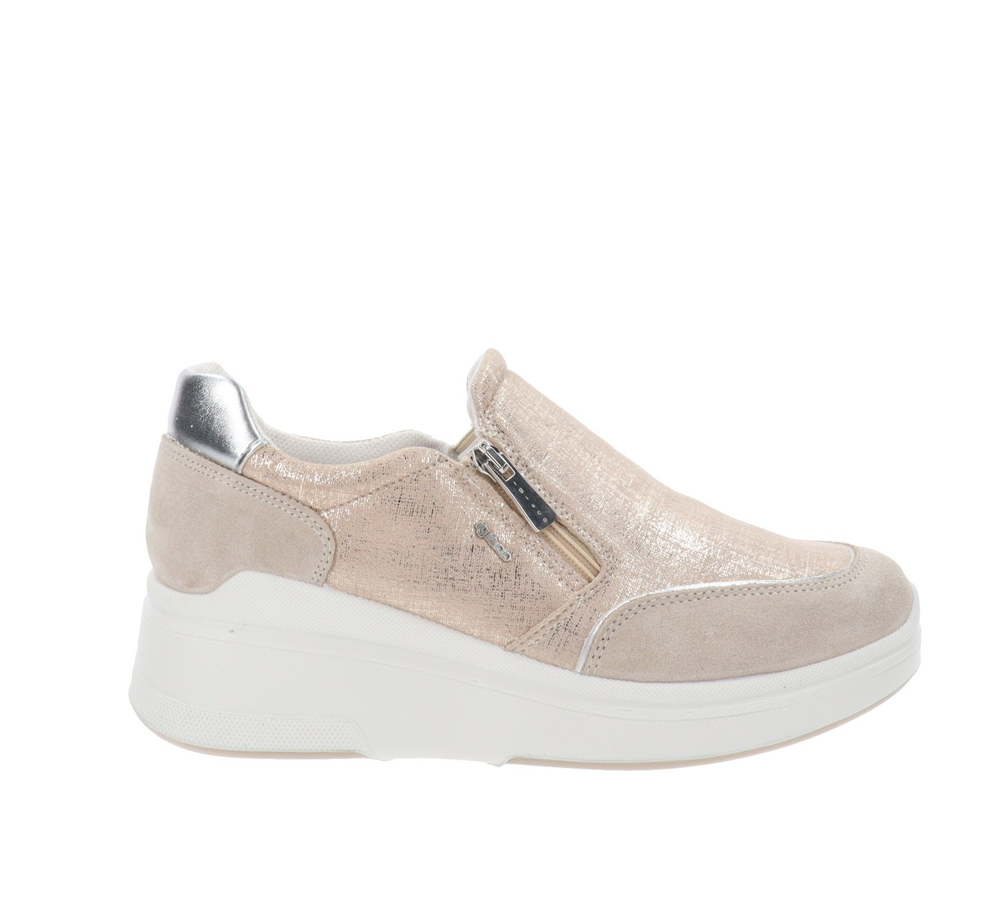 Igi&amp;Co - Women's Sneakers in Leather and Fabric