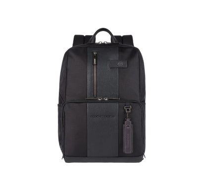 Piquadro - Men's Backpack in Leather and Fabric