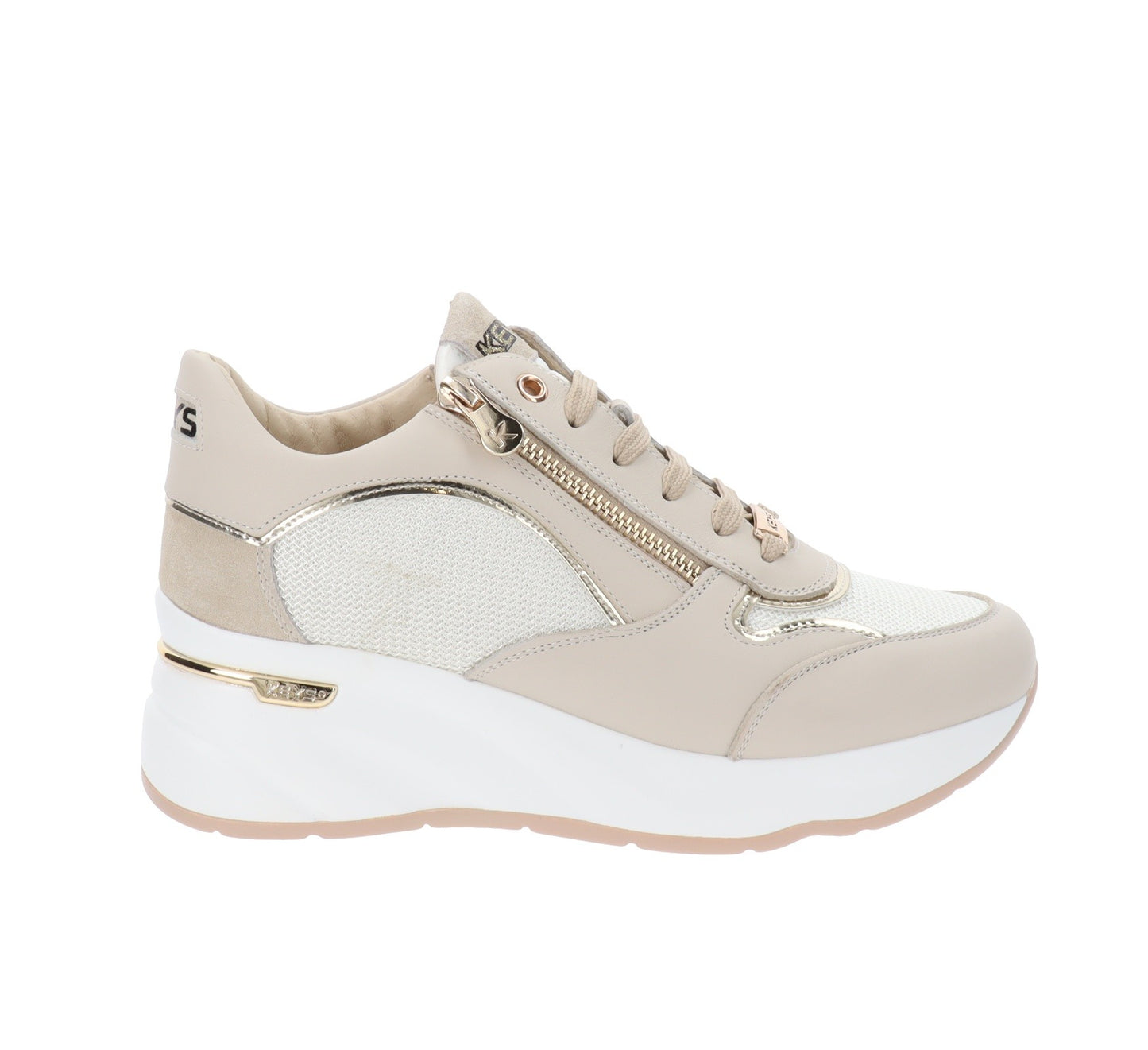 Keys  -  Sneakers Donna in Pelle e tessuto