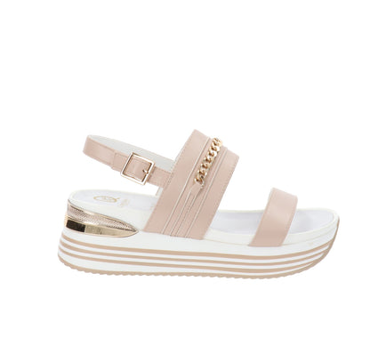 Queen Helena - Women's Faux Leather Sandals