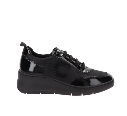 Cinzia Soft - Women's Sneakers in Leather and Fabric