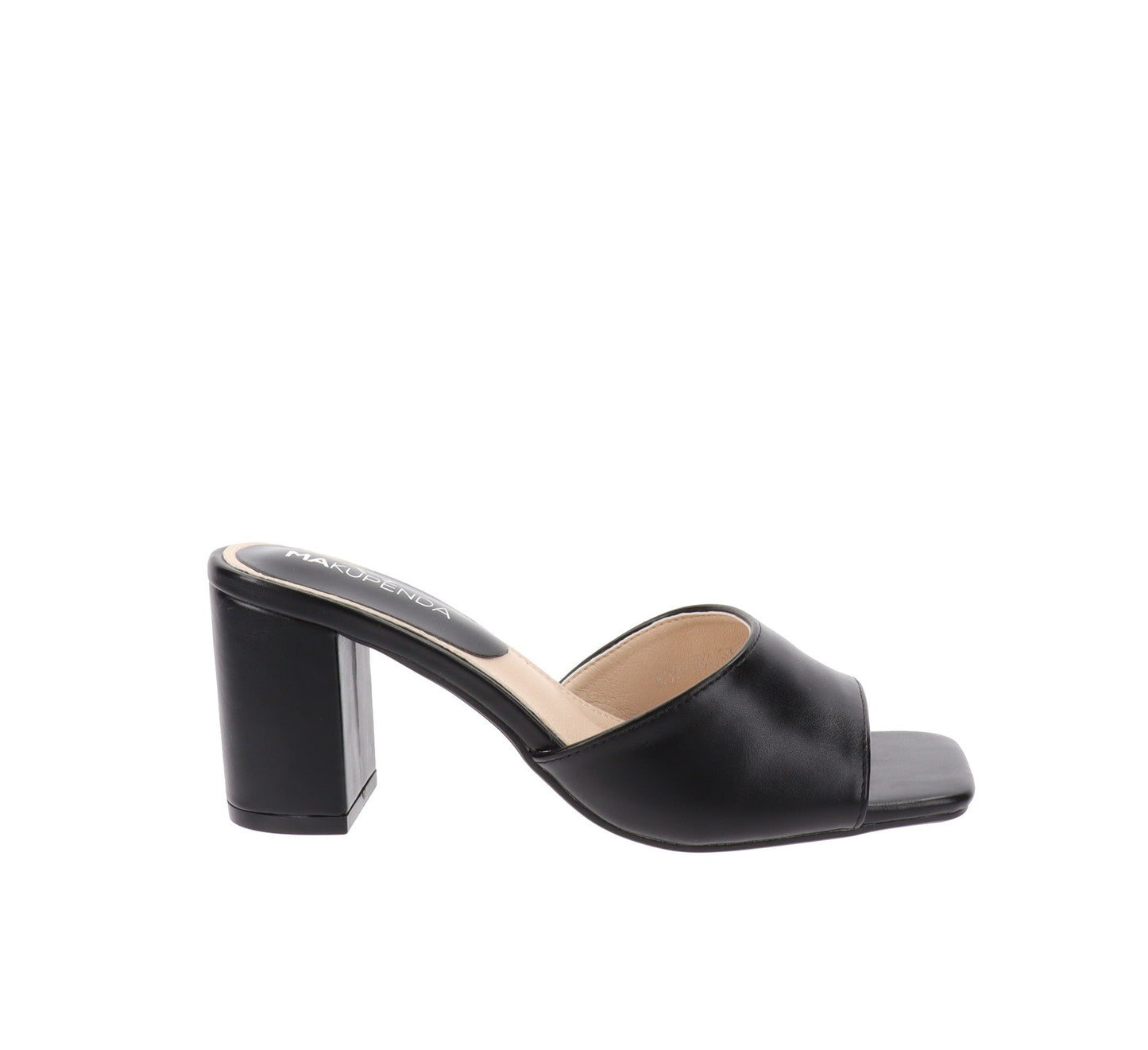 Makupenda - Women's Faux Leather Heels