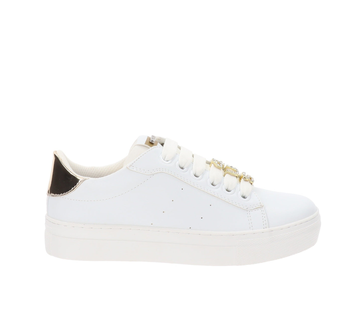 4US - Women's Faux Leather Sneakers