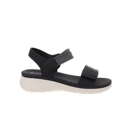 Cinzia Soft - Women's Sandals in Faux Leather and Fabric