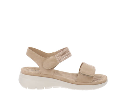 Cinzia Soft - Women's Sandals in Faux Leather and Fabric