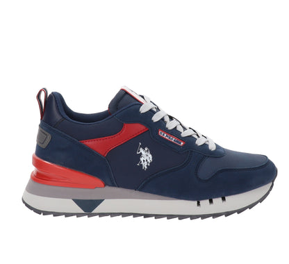 US Polo Assn. - Men's Sneakers in Faux Leather and Fabric