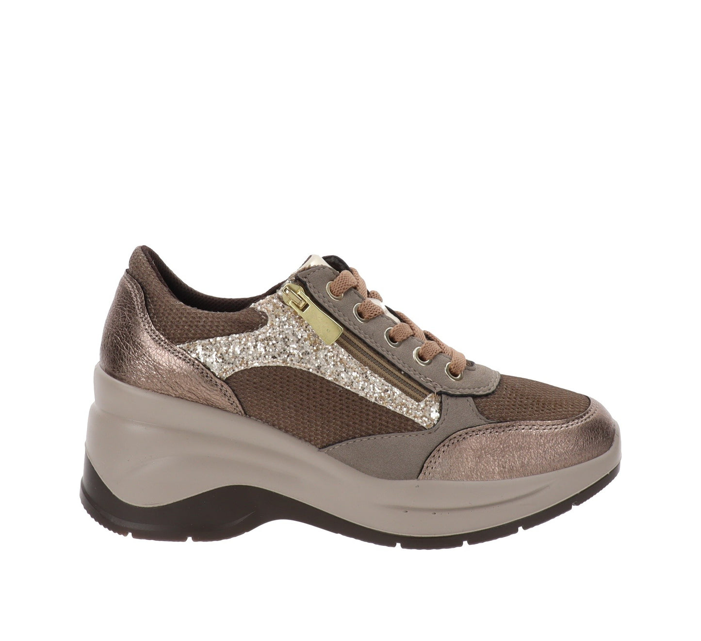 Igi&amp;Co - Women's Sneakers in Leather and Fabric