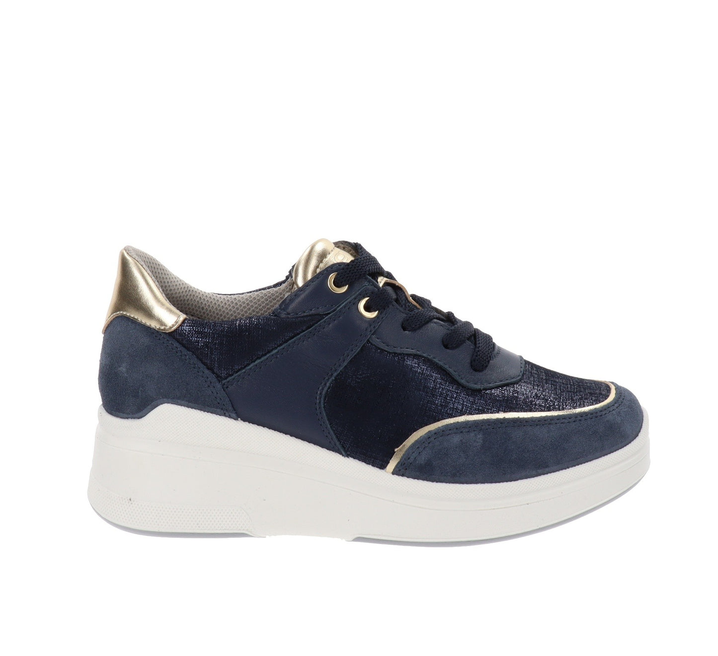 Igi&amp;Co - Women's Sneakers in Leather and Fabric