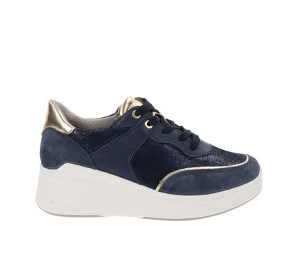 Igi&amp;Co - Women's Sneakers in Leather and Fabric