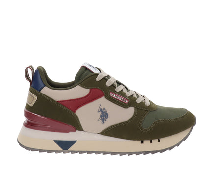 US Polo Assn. - Men's Sneakers in Faux Leather and Fabric